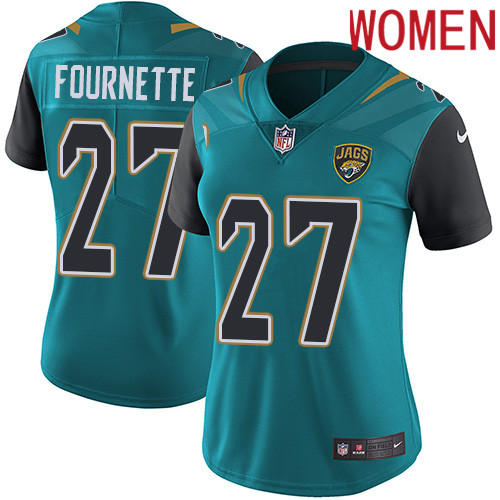 2019 Women Jacksonville Jaguars 27 Fournette green Nike Vapor Untouchable Limited NFL Jersey